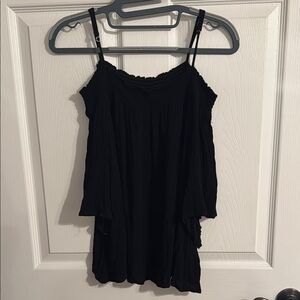 Black Off-Shoulder Top